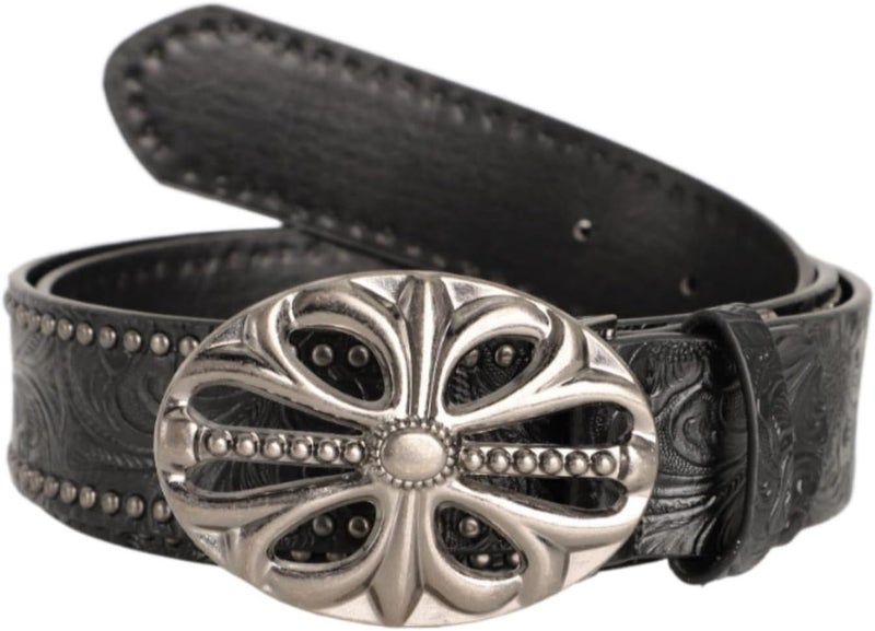 TYHOTULY Y2k Belt for Women Men Punk Alt Emo Gothic Grunge Clothes Accessories Vintage Western Cowboy Cowgirl Studded Belt - Image 1